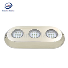 Iate marítimo marítimo genuíno IP68 de alta potência luz subaquática LED super brilhante